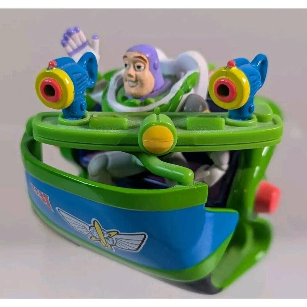 Vintage Disney Toy Story Buzz Lightyear Die Cast Ride Vehicle Car 53